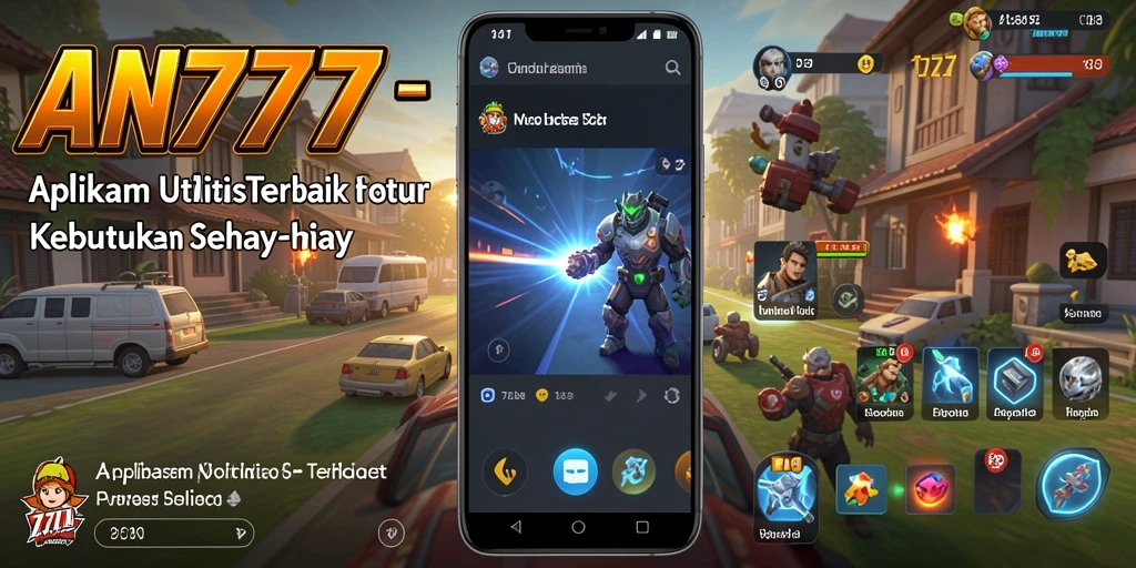 Tampilan antarmuka AN777 yang intuitif dan mudah digunakan.