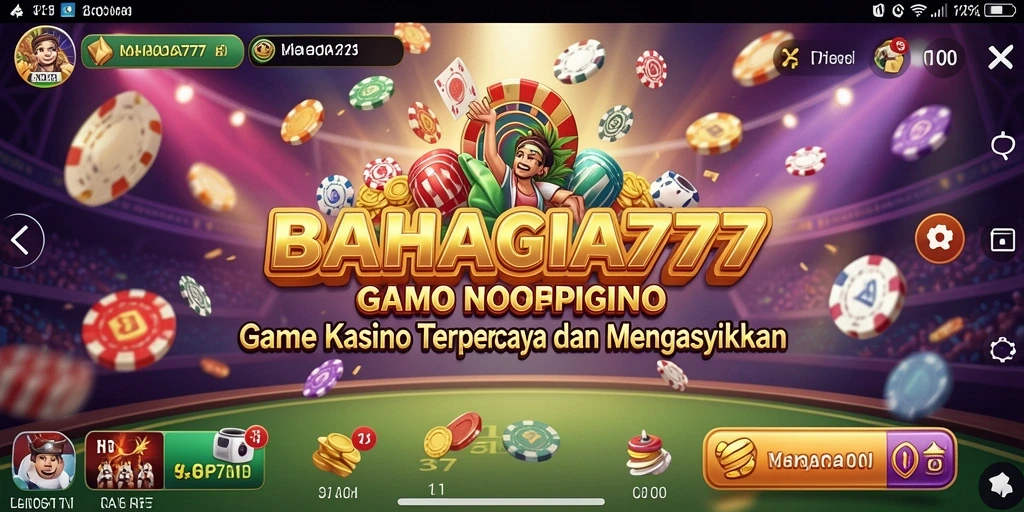 Tampilan gameplay menarik yang menggugah selera bermain Kasino.