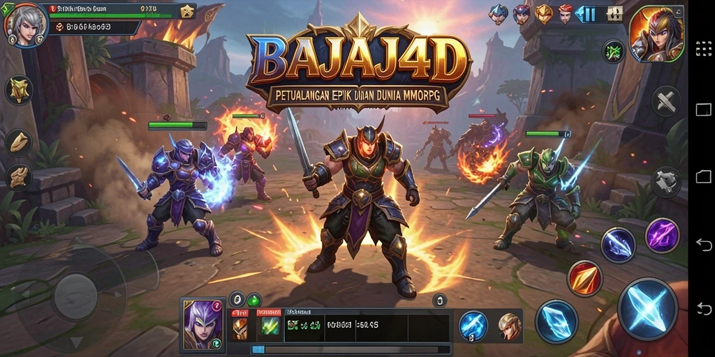 Tampilan gameplay BAJAJ4D yang memukau dalam dunia MMORPG.
