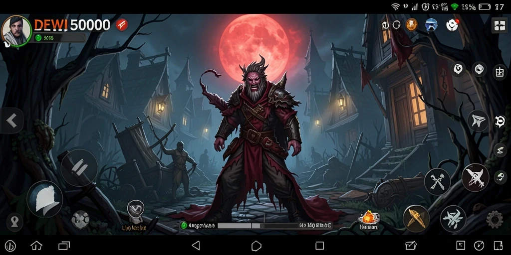 Gameplay DEWI5000 yang menakutkan dengan atmosfer mencekam.