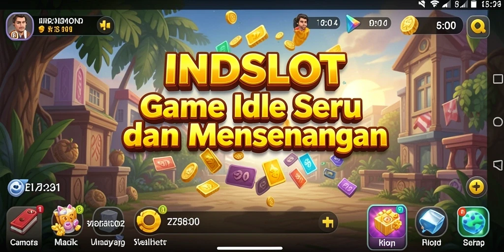 Tampilan gameplay INDSLOT yang menarik dan penuh warna.