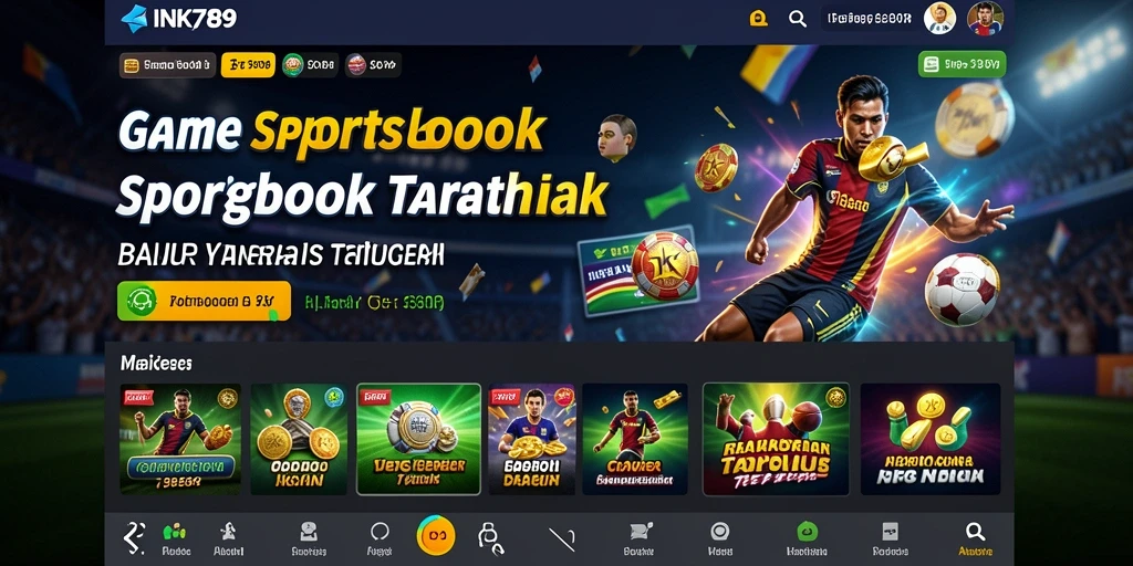 Tampilan menarik dari gameplay taruhan olahraga di INK789.
