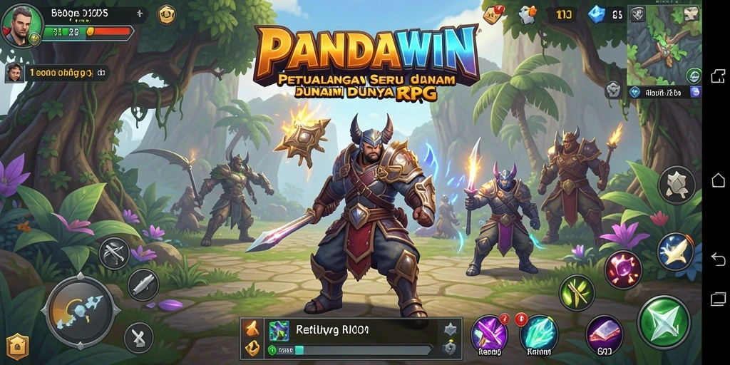 Screenshot gameplay yang menampilkan pertempuran seru di dunia RPG.