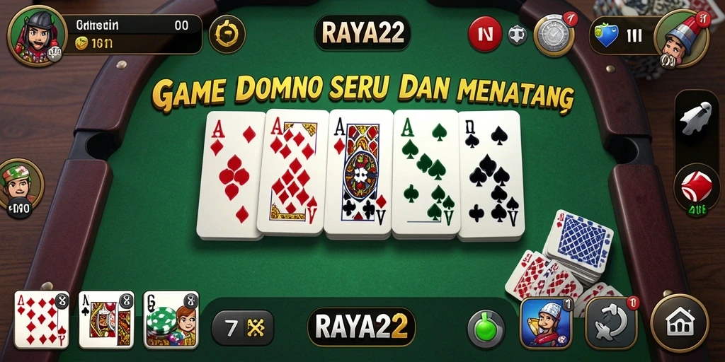 Tampilan gameplay RAYA22 yang seru dan interaktif.