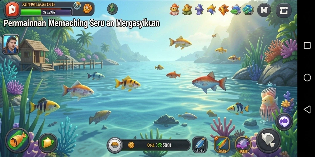 Tangkapan ikan di SUPERLIGATOTO yang memikat dan menambah keseruan.