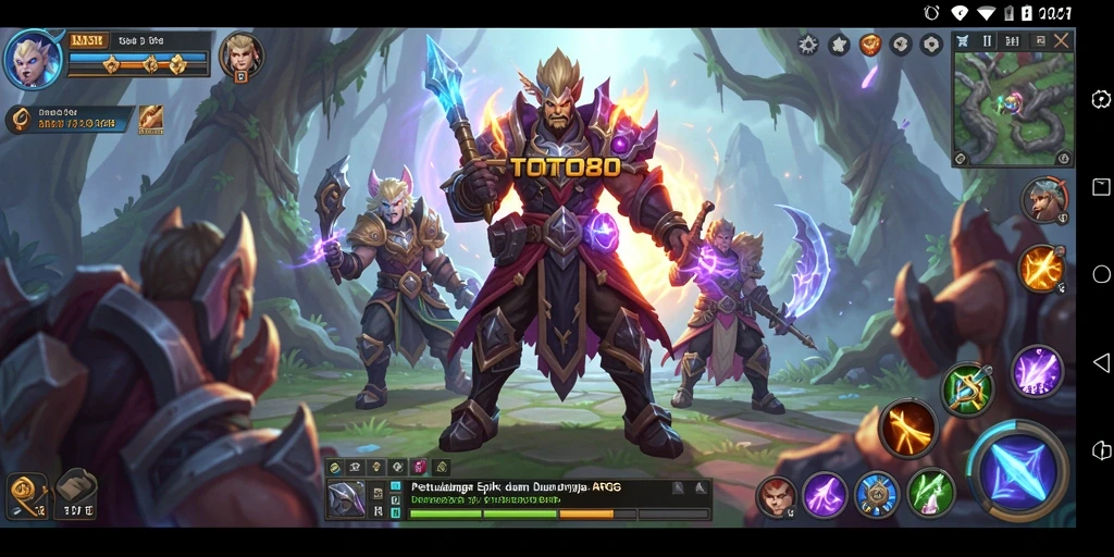 Tampilan gameplay ARPG yang seru dan menegangkan di TOTO80.