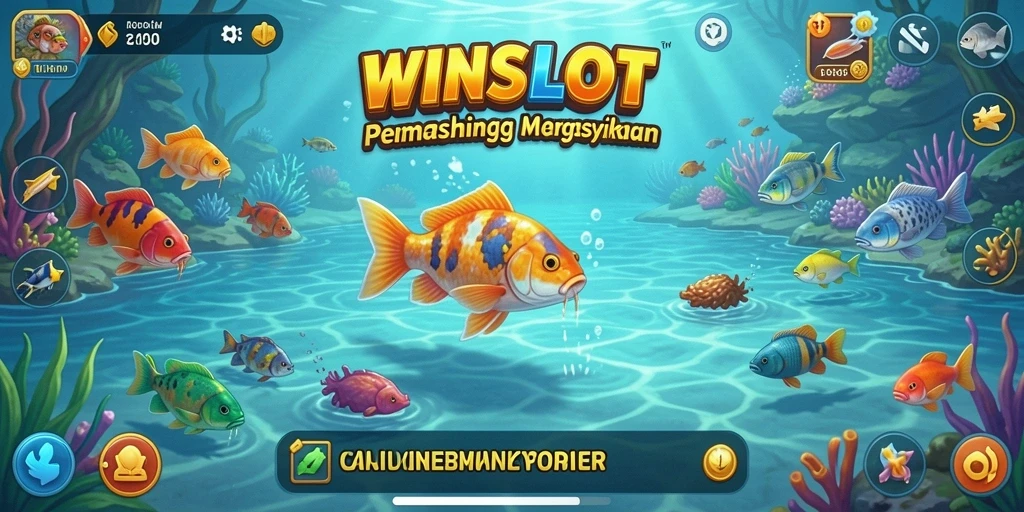 Gameplay seru memancing di WINSLOT dengan berbagai spesies ikan.